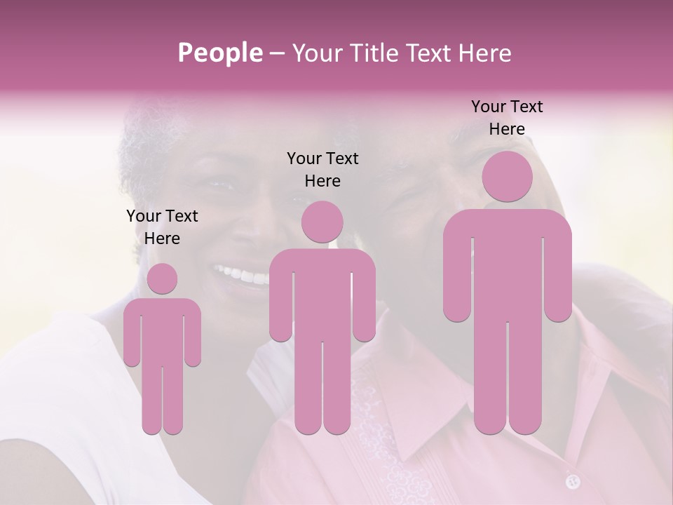 Grandmother Old Senior PowerPoint Template