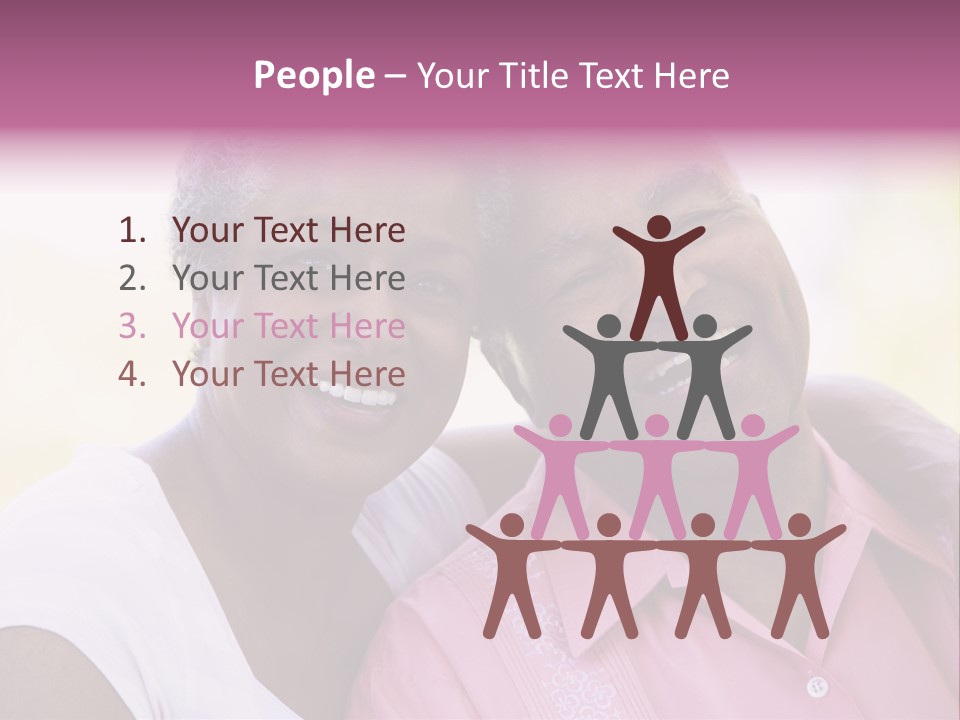 Grandmother Old Senior PowerPoint Template