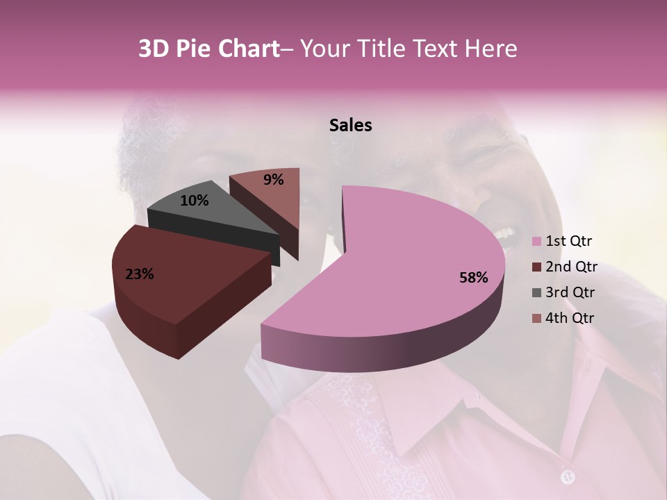 Grandmother Old Senior PowerPoint Template