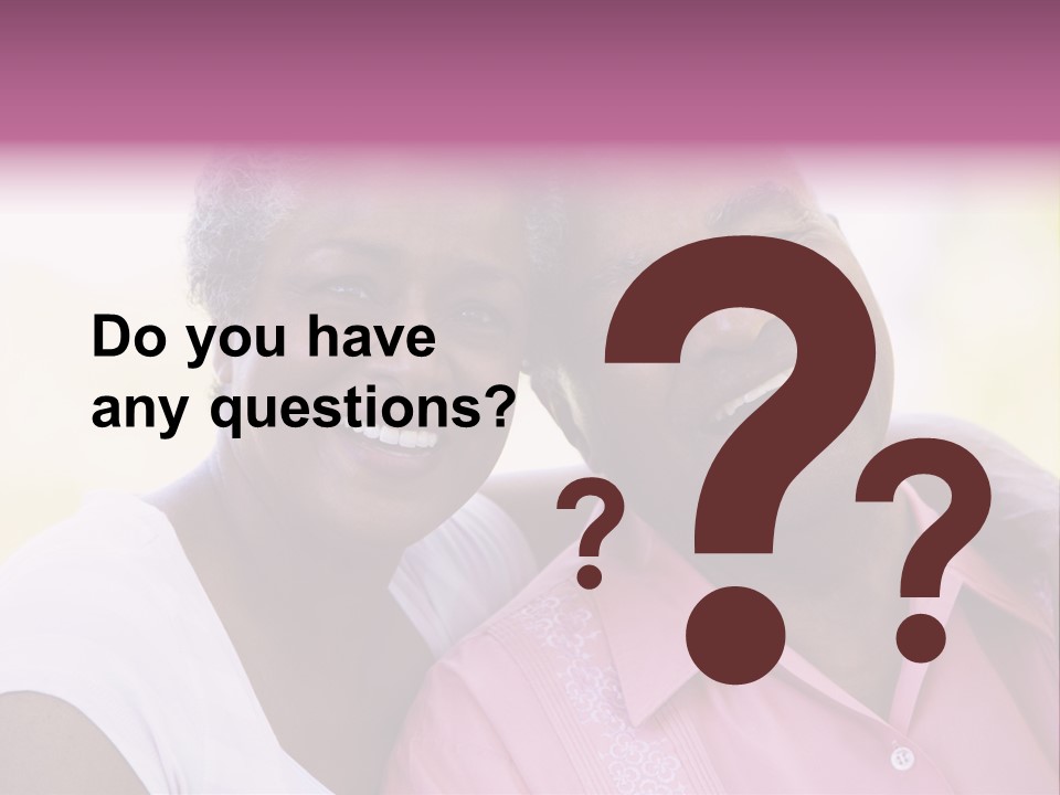 Grandmother Old Senior PowerPoint Template