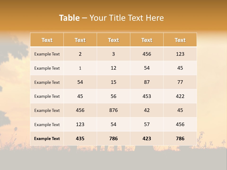 Freedom Outdoor Colorful PowerPoint Template