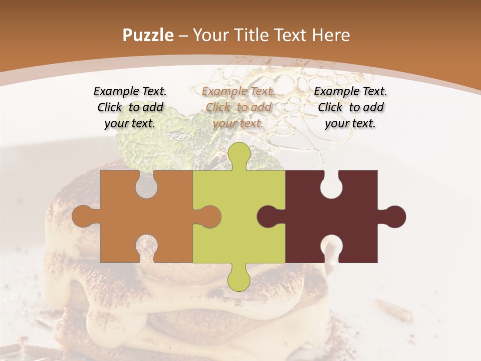 White Cooking Baked PowerPoint Template