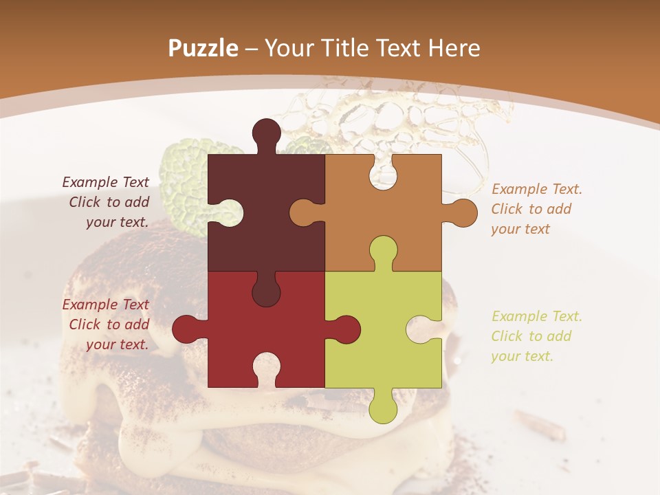 White Cooking Baked PowerPoint Template