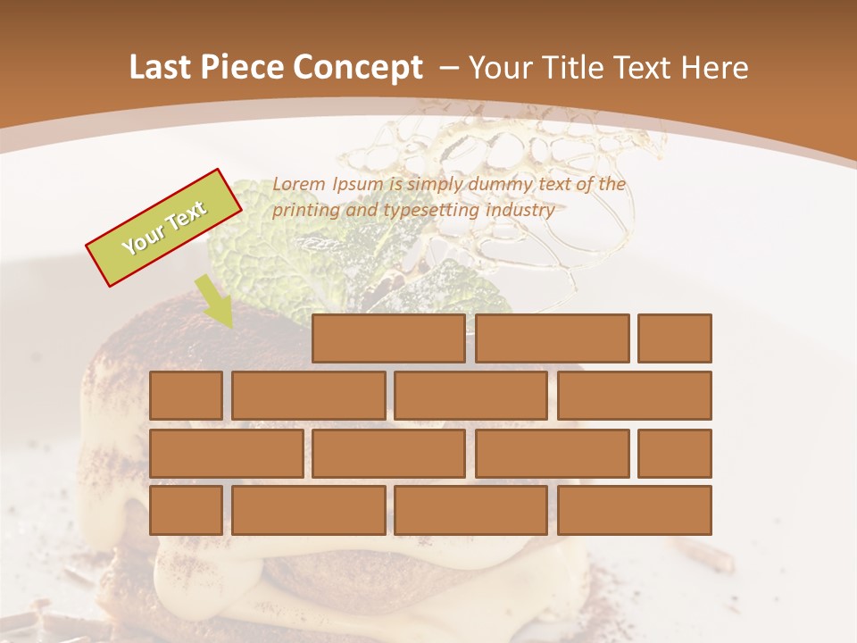 White Cooking Baked PowerPoint Template