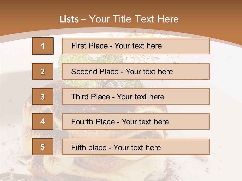 White Cooking Baked PowerPoint Template