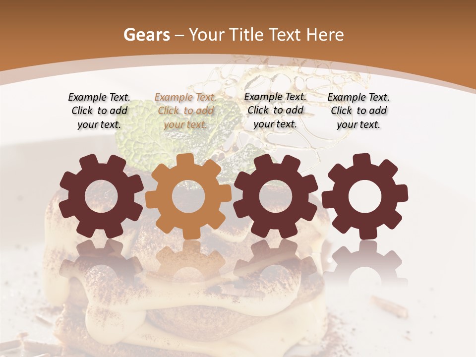 White Cooking Baked PowerPoint Template