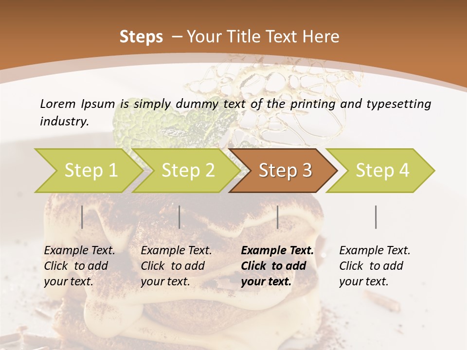 White Cooking Baked PowerPoint Template