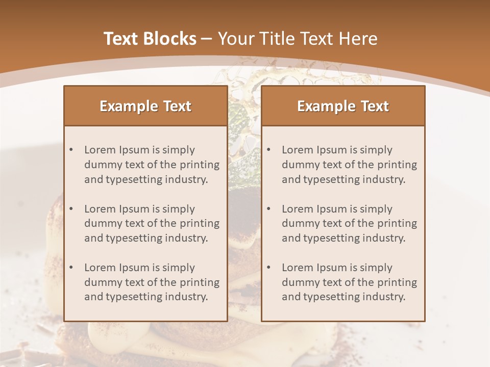 White Cooking Baked PowerPoint Template