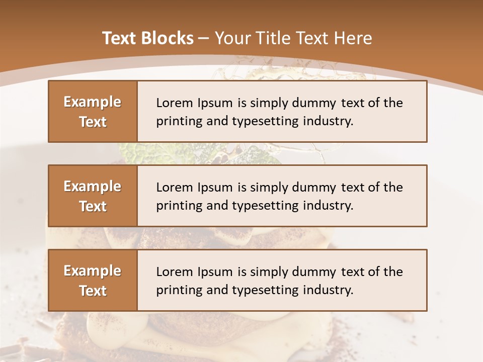 White Cooking Baked PowerPoint Template