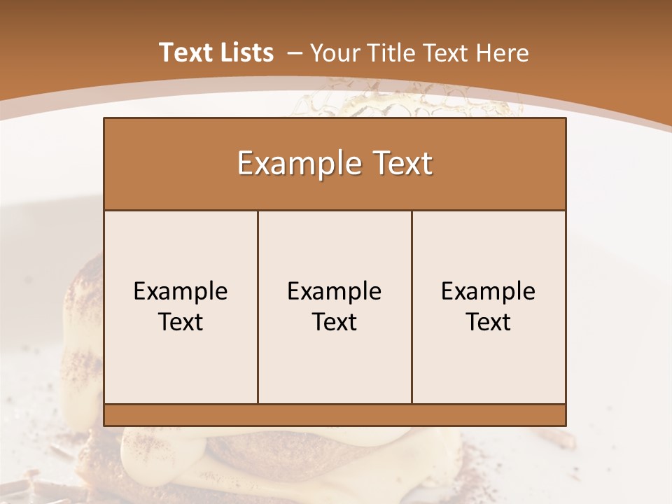 White Cooking Baked PowerPoint Template