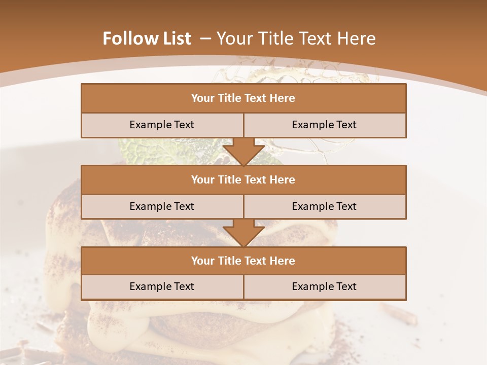 White Cooking Baked PowerPoint Template
