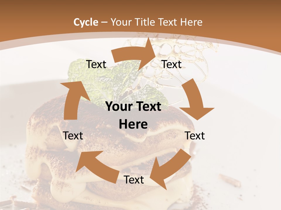 White Cooking Baked PowerPoint Template