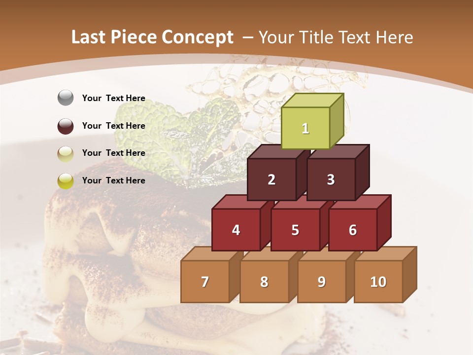 White Cooking Baked PowerPoint Template