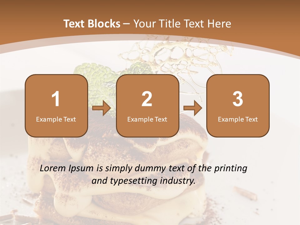 White Cooking Baked PowerPoint Template