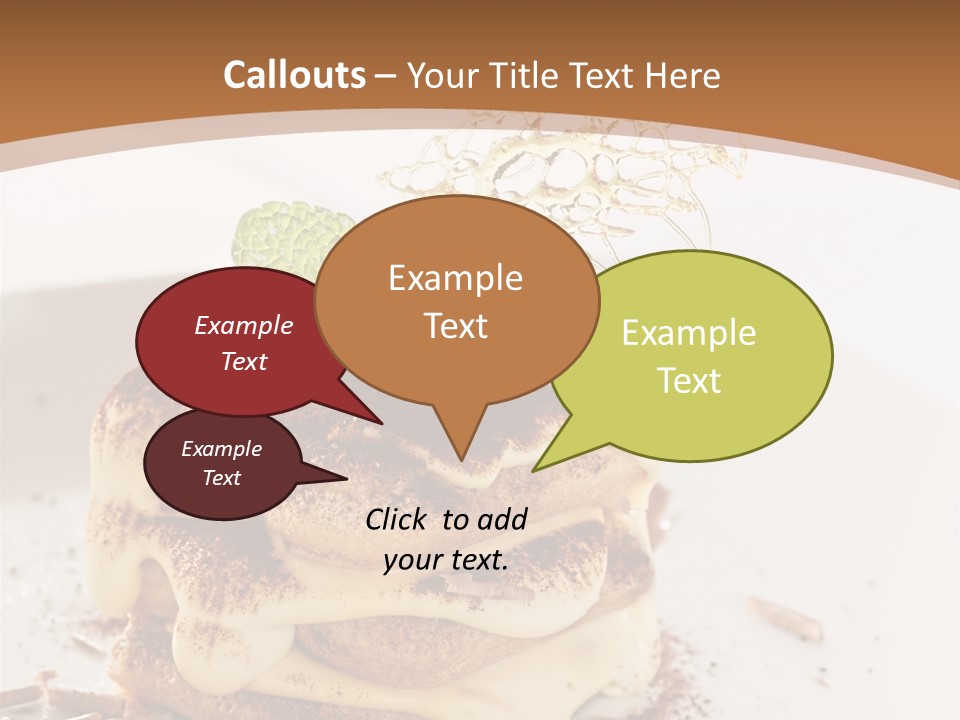 White Cooking Baked PowerPoint Template