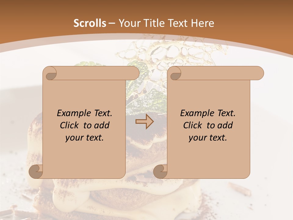 White Cooking Baked PowerPoint Template
