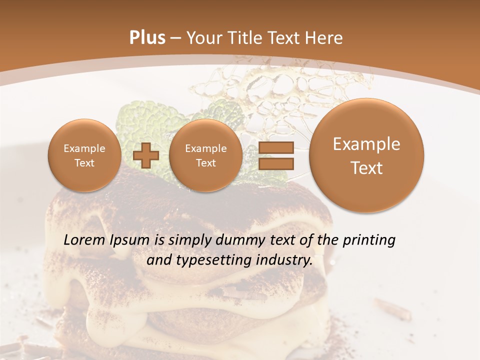 White Cooking Baked PowerPoint Template