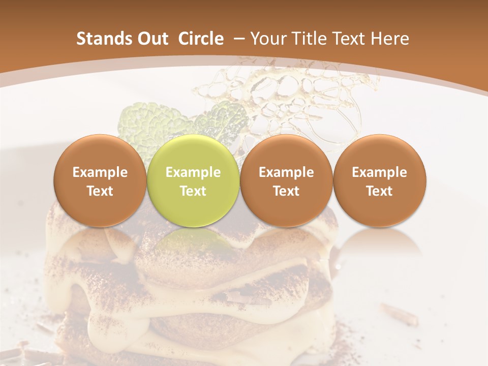 White Cooking Baked PowerPoint Template