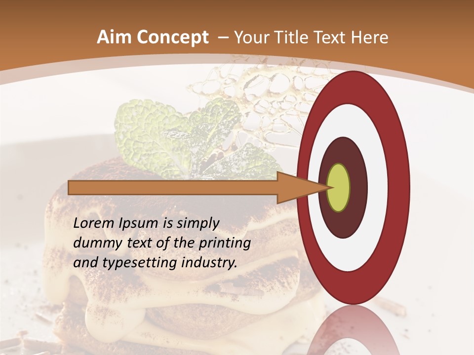 White Cooking Baked PowerPoint Template