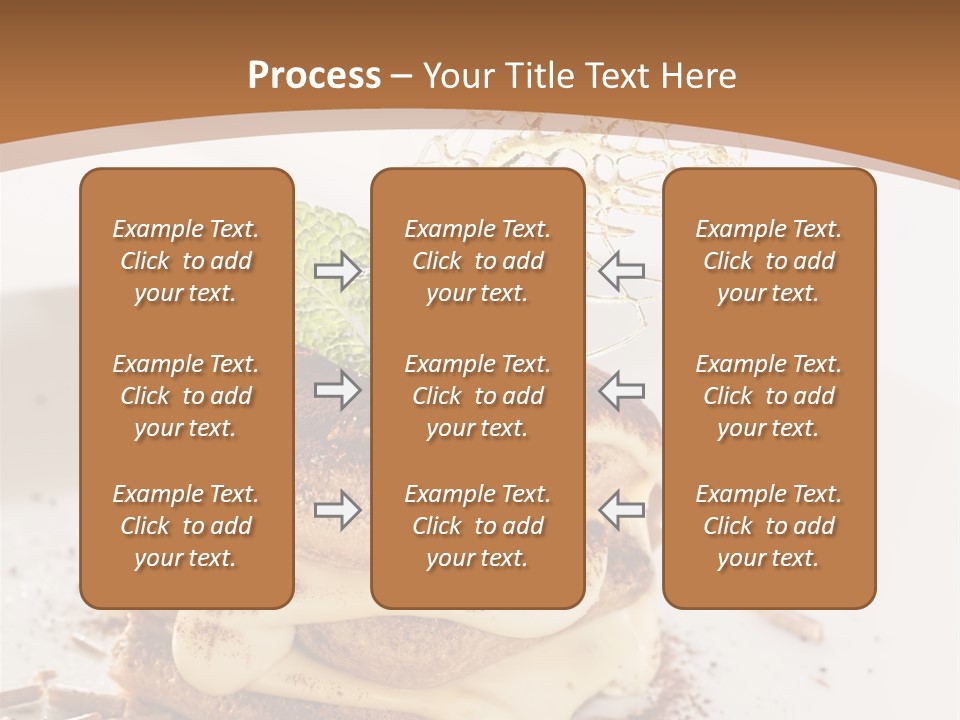 White Cooking Baked PowerPoint Template