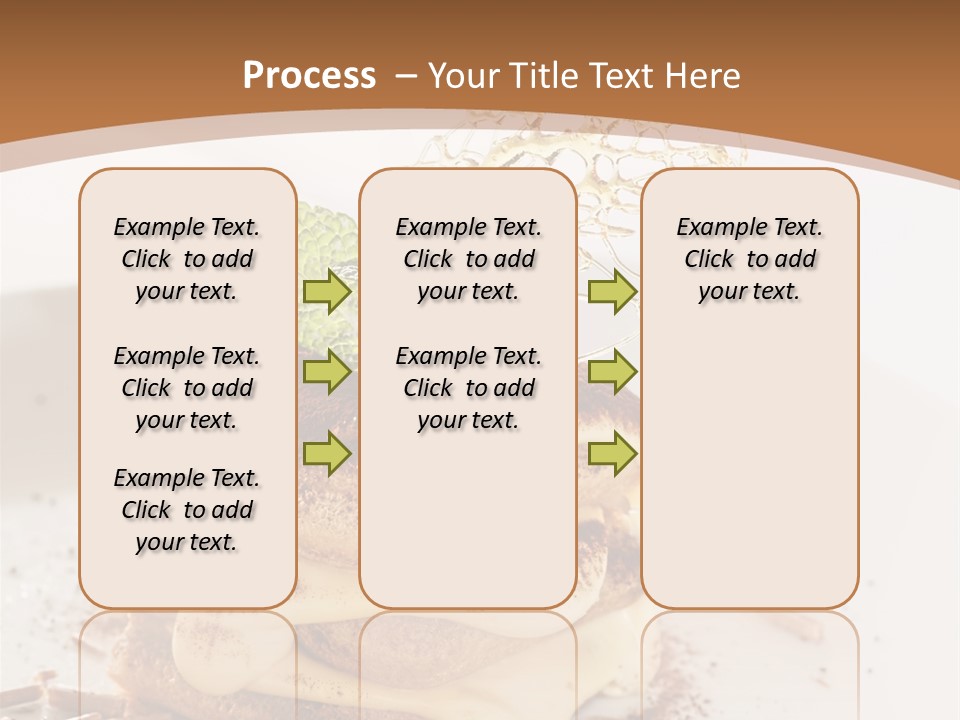 White Cooking Baked PowerPoint Template