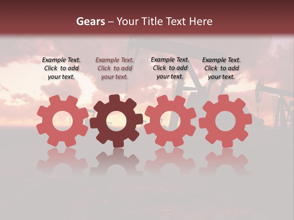 Landscape Nature Fossil PowerPoint Template