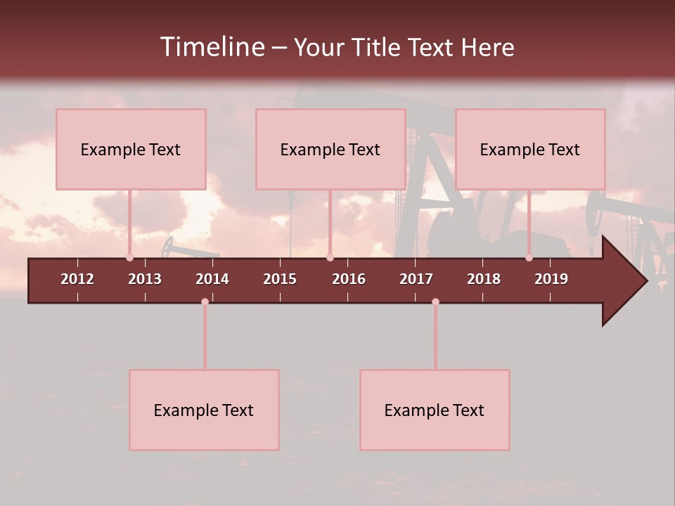 Landscape Nature Fossil PowerPoint Template