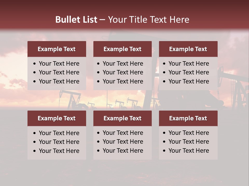 Landscape Nature Fossil PowerPoint Template