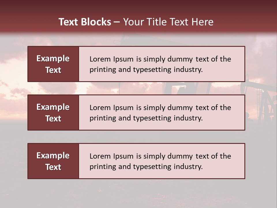 Landscape Nature Fossil PowerPoint Template