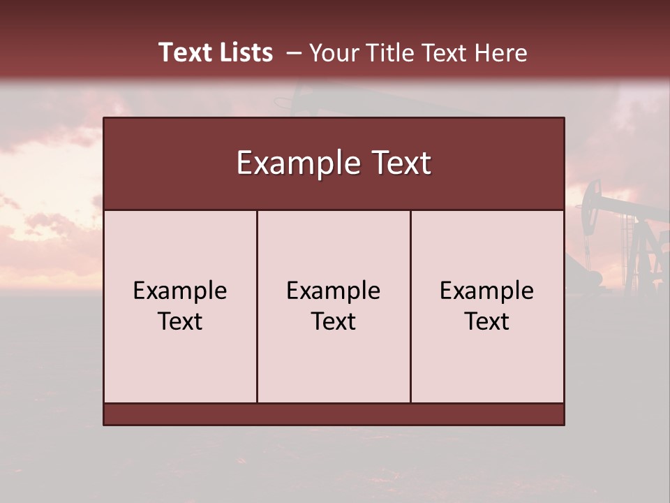 Landscape Nature Fossil PowerPoint Template