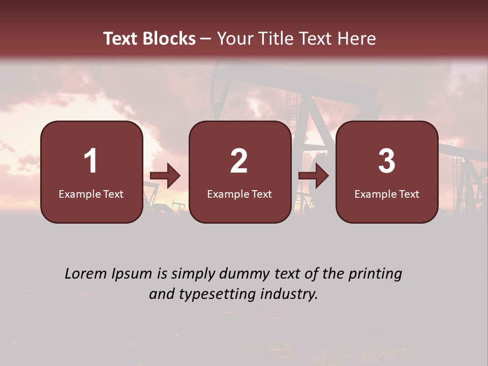 Landscape Nature Fossil PowerPoint Template