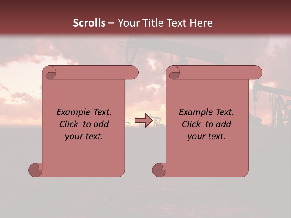Landscape Nature Fossil PowerPoint Template