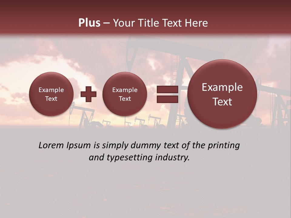 Landscape Nature Fossil PowerPoint Template
