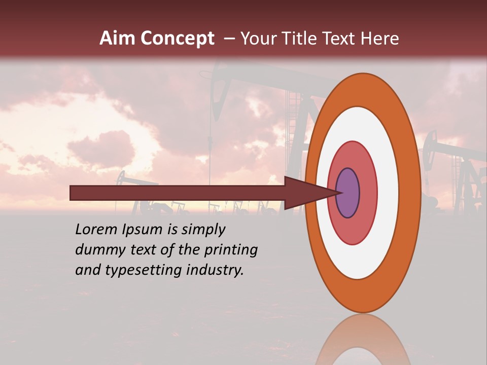 Landscape Nature Fossil PowerPoint Template