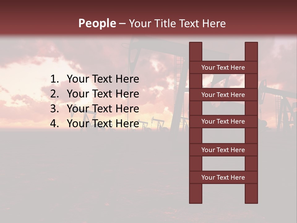 Landscape Nature Fossil PowerPoint Template