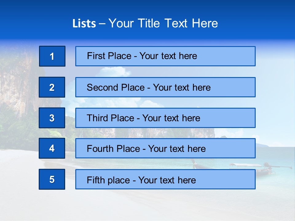 Bay Pranang Travel PowerPoint Template
