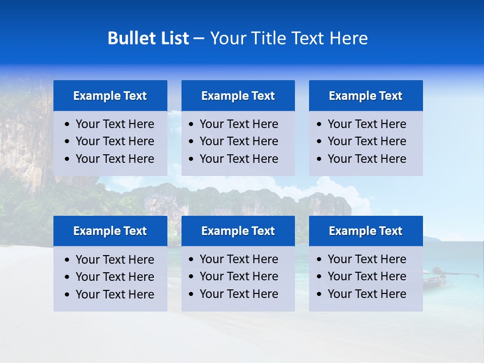 Bay Pranang Travel PowerPoint Template