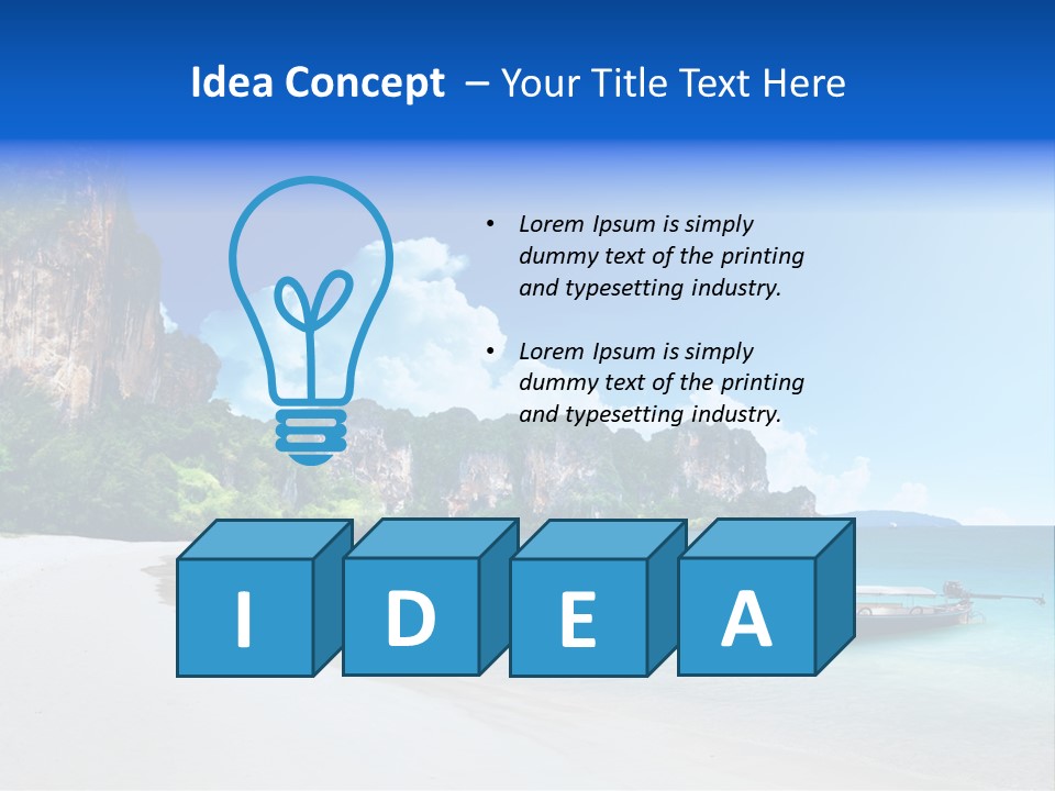 Bay Pranang Travel PowerPoint Template