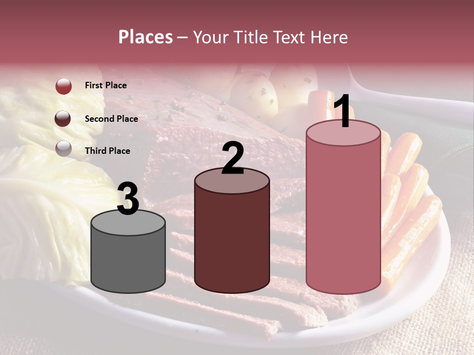 Ireland Dinner Platter PowerPoint Template