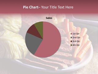 Ireland Dinner Platter PowerPoint Template