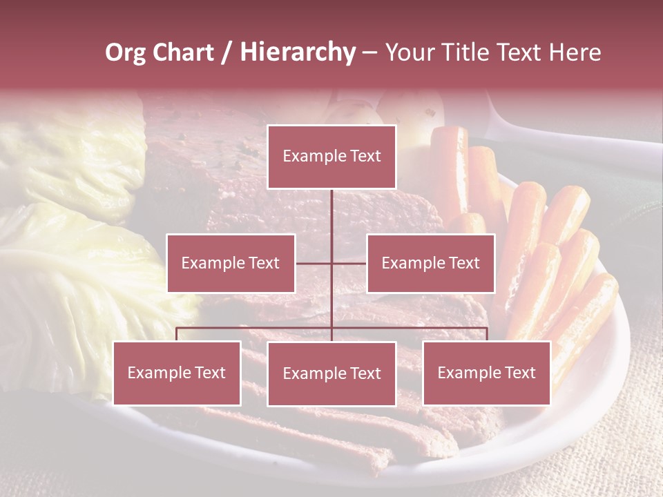 Ireland Dinner Platter PowerPoint Template