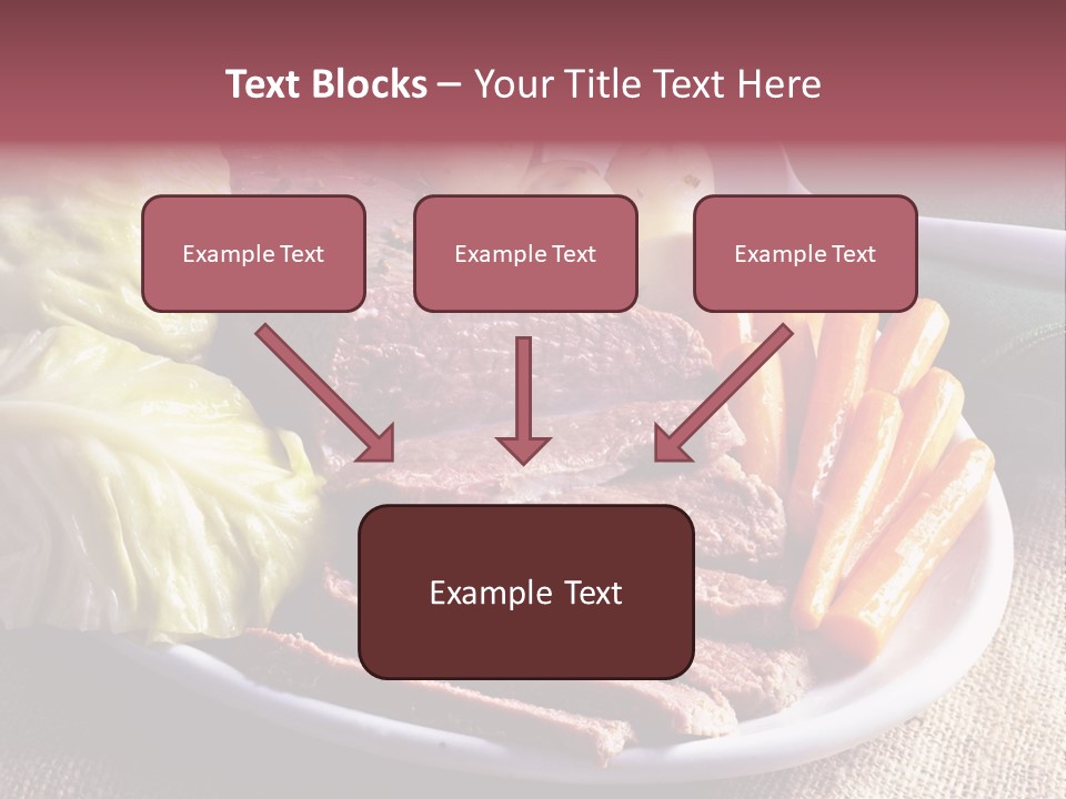 Ireland Dinner Platter PowerPoint Template