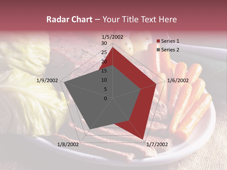 Ireland Dinner Platter PowerPoint Template