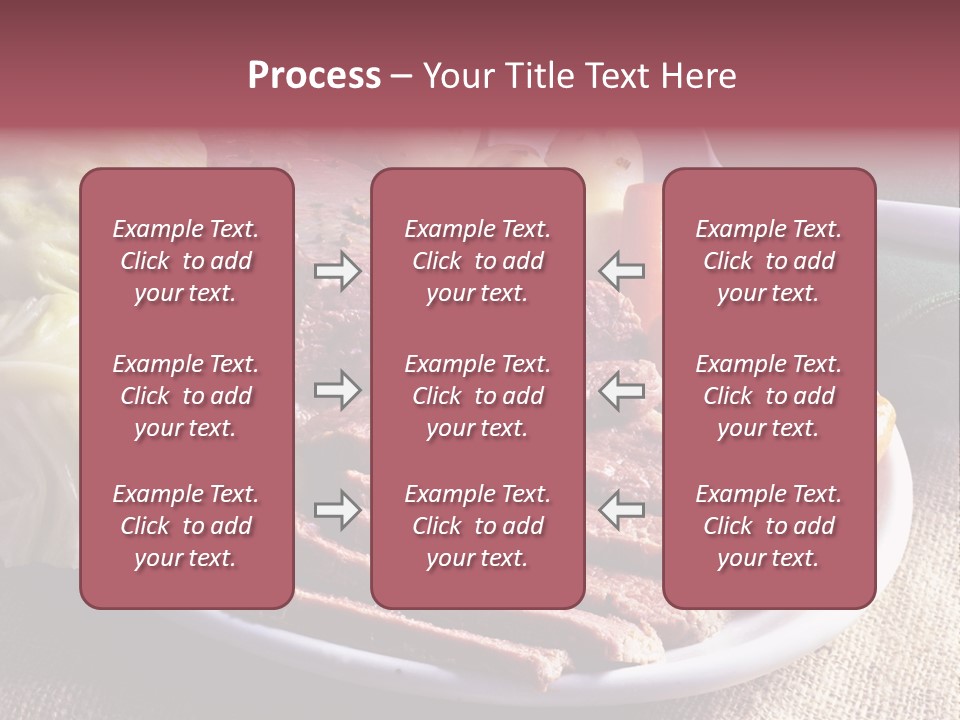 Ireland Dinner Platter PowerPoint Template