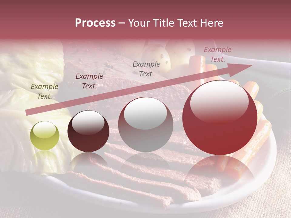 Ireland Dinner Platter PowerPoint Template