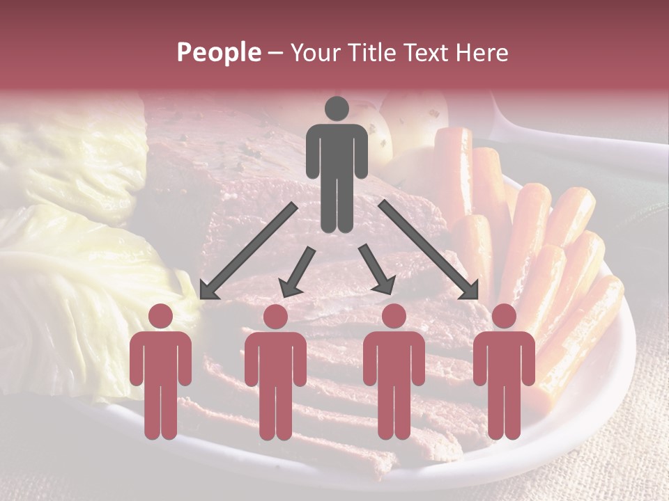 Ireland Dinner Platter PowerPoint Template