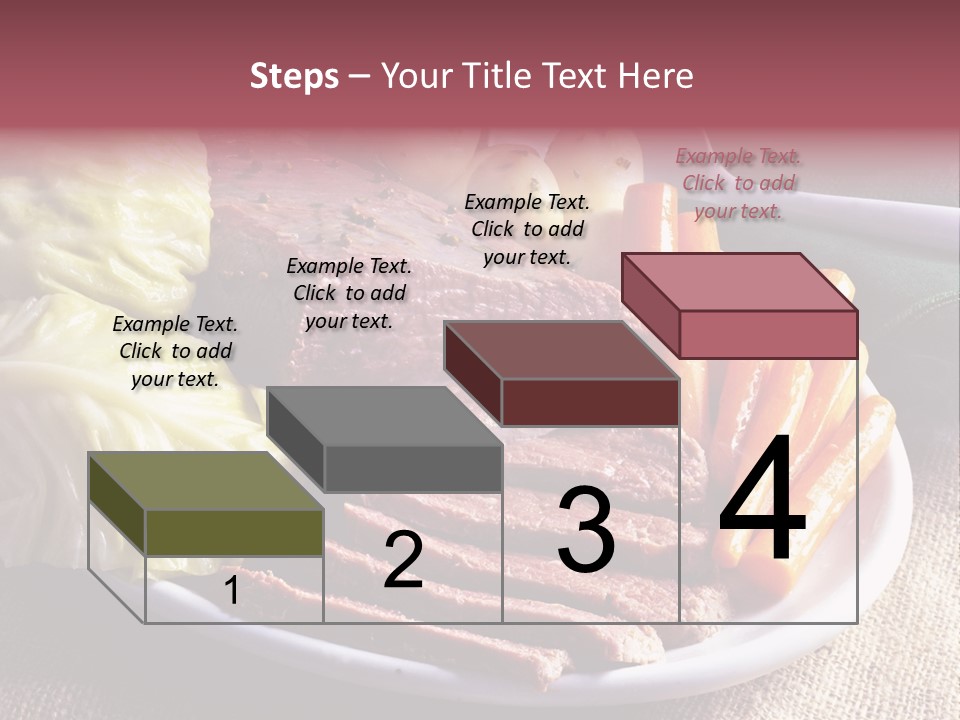 Ireland Dinner Platter PowerPoint Template
