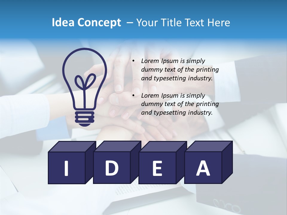 Concept Conceptual Paperwork PowerPoint Template