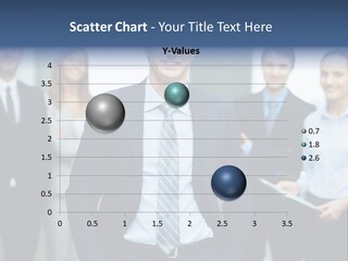 Businesspeople Smiling Formal PowerPoint Template