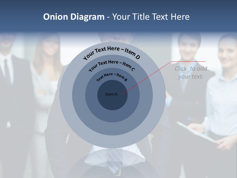 Businesspeople Smiling Formal PowerPoint Template